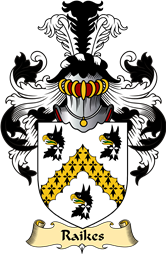 English Coat of Arms (v.23) for the family Raikes