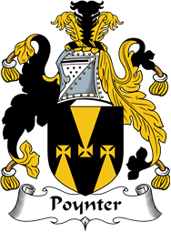 English Coat of Arms for the family Poynter