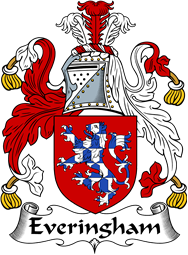 English Coat of Arms for the family Everingham