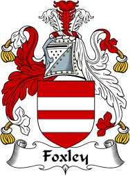 English Coat of Arms for the family Foxley