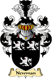 English Coat of Arms (v.23) for the family Newman