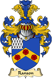 English Coat of Arms (v.23) for the family Ranson