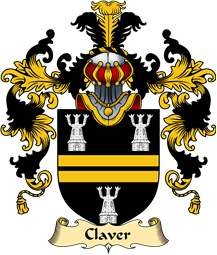 English Family Coat of Arms (v.25) Claver