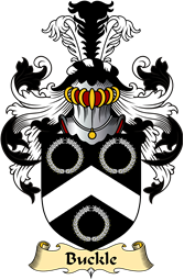 English Coat of Arms (v.23) for the family Buckle