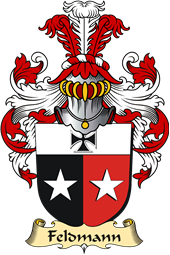 v.23 Coat of Family Arms from Germany for Feldmann