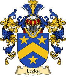 Irish Family Coat of Arms (v.25a) Lecky