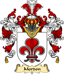 English Family Coat of Arms (v.25) Morden or Mordon