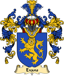 Welsh Family Coat of Arms (v.25) Evans (of Montgomeryshire)