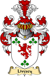 English Coat of Arms (v.23) for the family Livesey