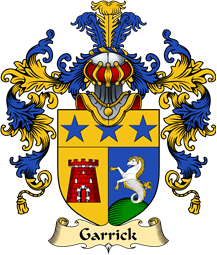 English Family Coat of Arms (v.25) Garrick