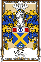 Scottish Coat of Arms Bookplate for Collow