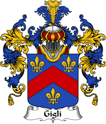 Italian Family Coat of Arms (v.25b) Gigli