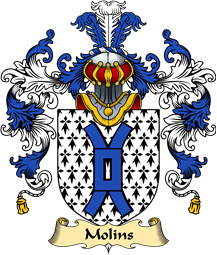 English Family Coat of Arms (v.25) Molins