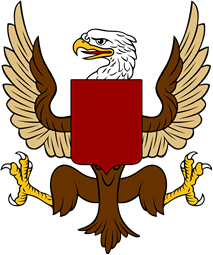 Eagle Displayed Shield Surmounted