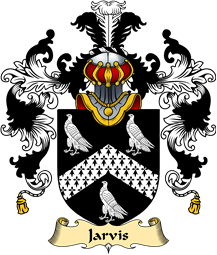 English Family Coat of Arms (v.25) Jarveis or Jarvis