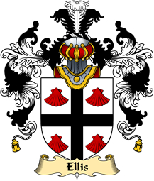 Irish Family Coat of Arms (v.25a) Ellis
