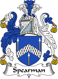 English Coat of Arms for the family Spearman