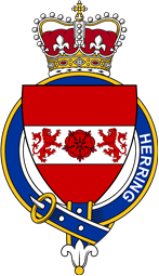 Families of Britain Coat of Arms Badge for: Herring (Scotland)