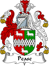 English Coat of Arms for the family Pease