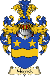 English Coat of Arms (v.23) for the family Merrick