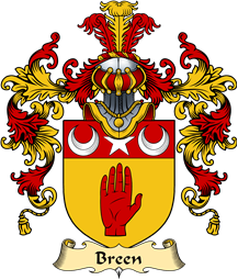 Irish Family Coat of Arms (v.25a) Breen