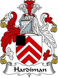 English Coat of Arms for the family Hardiman