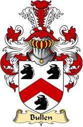 English Coat of Arms (v.23) for the family Bullen