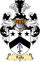 Irish Family Coat of Arms (v.23) for Falls