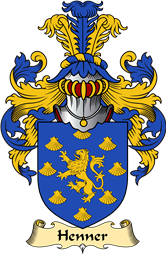 English Coat of Arms (v.23) for the family Henner