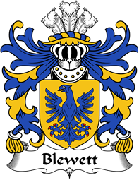 Welsh Coat of Arms for Blewett (Lords of Raglan)