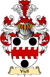 English Coat of Arms (v.23) for the family Viell