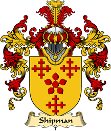 English Family Coat of Arms (v.25) Shipman or Shipham