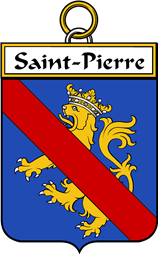 French Coat of Arms Badge for Saint-Pierre