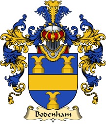 Welsh Family Coat of Arms (v.25) Bodenham (of Rotherwas, Hereforshire)