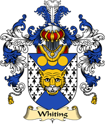 English Family Coat of Arms (v.25) Whiting