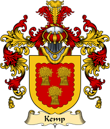 English Family Coat of Arms (v.25) Kemp