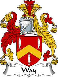 English Coat of Arms for the family Way