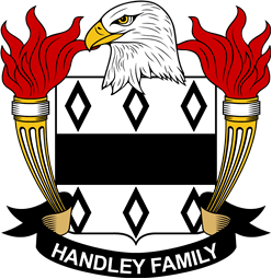 Coat of arms used by the Handley family in the United States of America