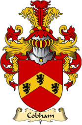 English Coat of Arms (v.23) for the family Cobham