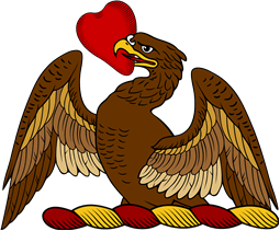 Demi Eagle Holding Heart