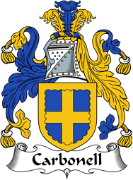 English Coat of Arms for the family Carbonell