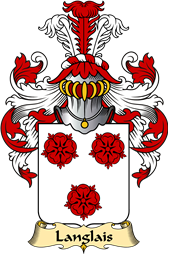 French Family Coat of Arms (v.23) for Langlais