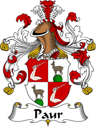 German Wappen Coat of Arms for Paur