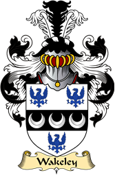 English Coat of Arms (v.23) for the family Wakeley