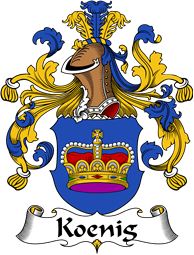 German Wappen Coat of Arms for Koenig