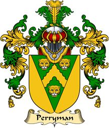 English Family Coat of Arms (v.25) Perryman