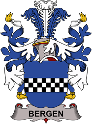 Coat of arms used by the Danish family Bergen