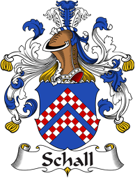 German Wappen Coat of Arms for Schall