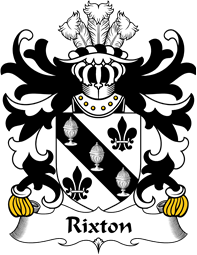 Welsh Coat of Arms for Rixton (of Conwy)