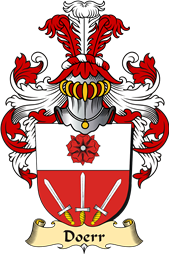 v.23 Coat of Family Arms from Germany for Doerr